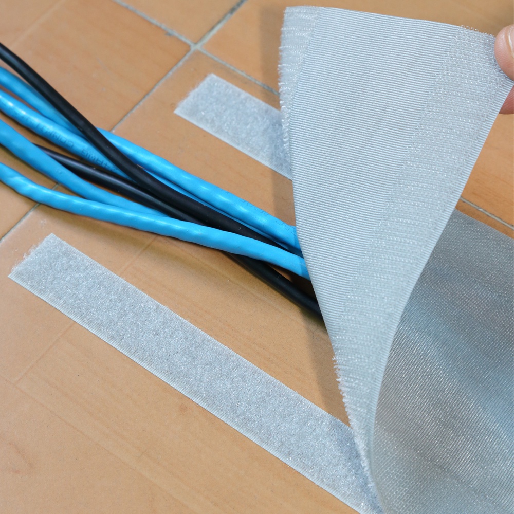 1 Meter Velcro Tape Home Decor Floor Cord Cover Adjustable Cable