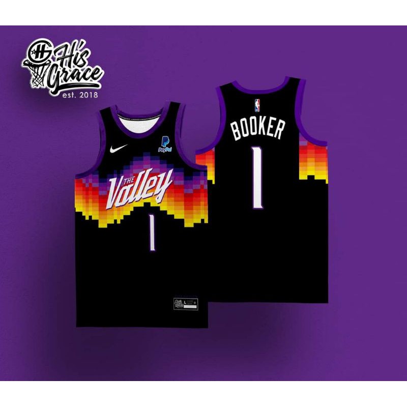 Valley Booker City Edition Hg Jersey Shopee Philippines 