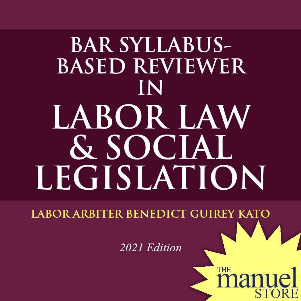 Download Kato (2021) Bar Syllabusbased Reviewer in Labor Law