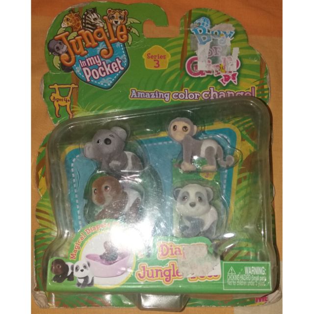 Toys Jungle In My Pocket Series 3 Miniature Animal Figures Shopee Philippines