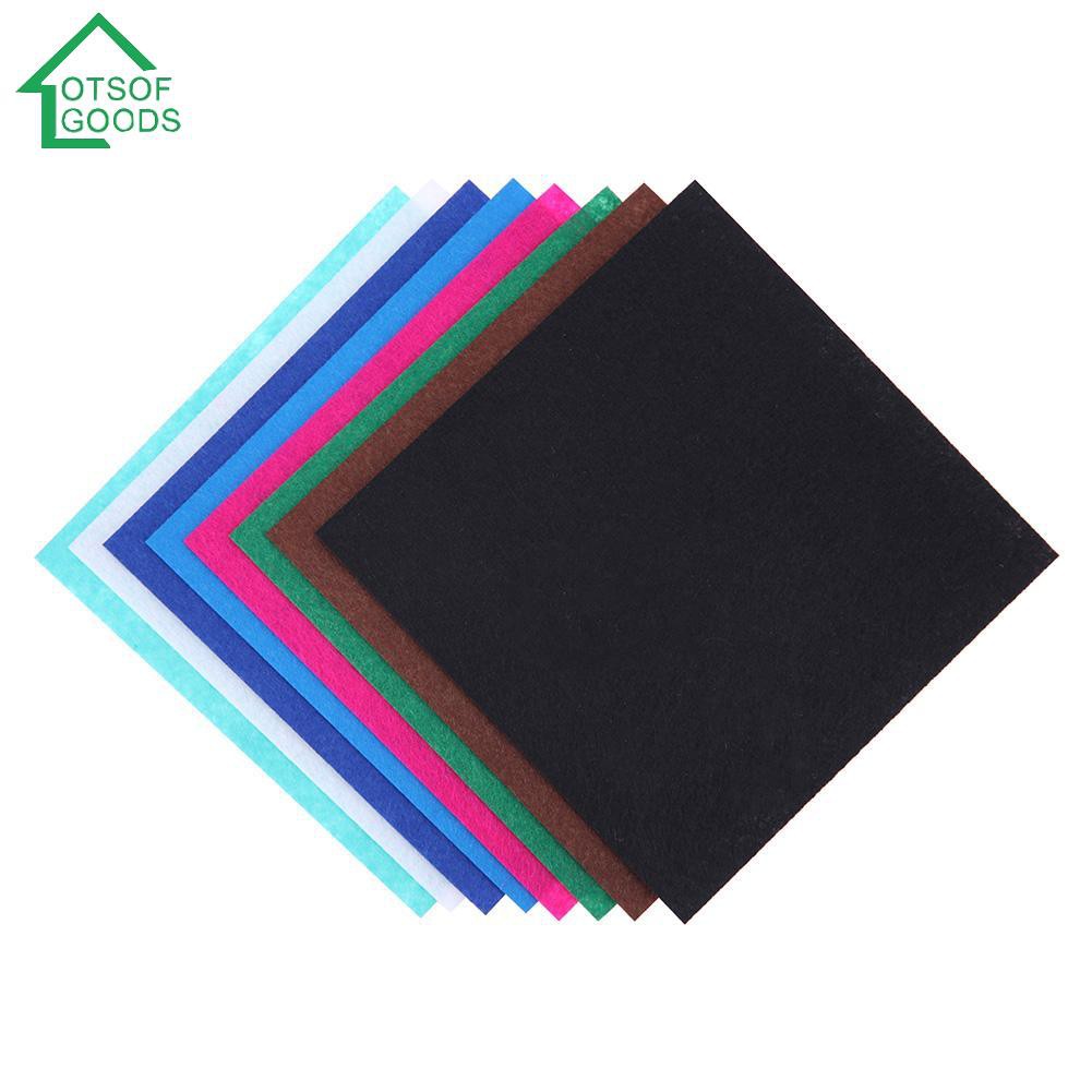40pcs Non-Woven Polyester Cloth DIY Crafts Felt Fabric Sewing Accessories #Cr 