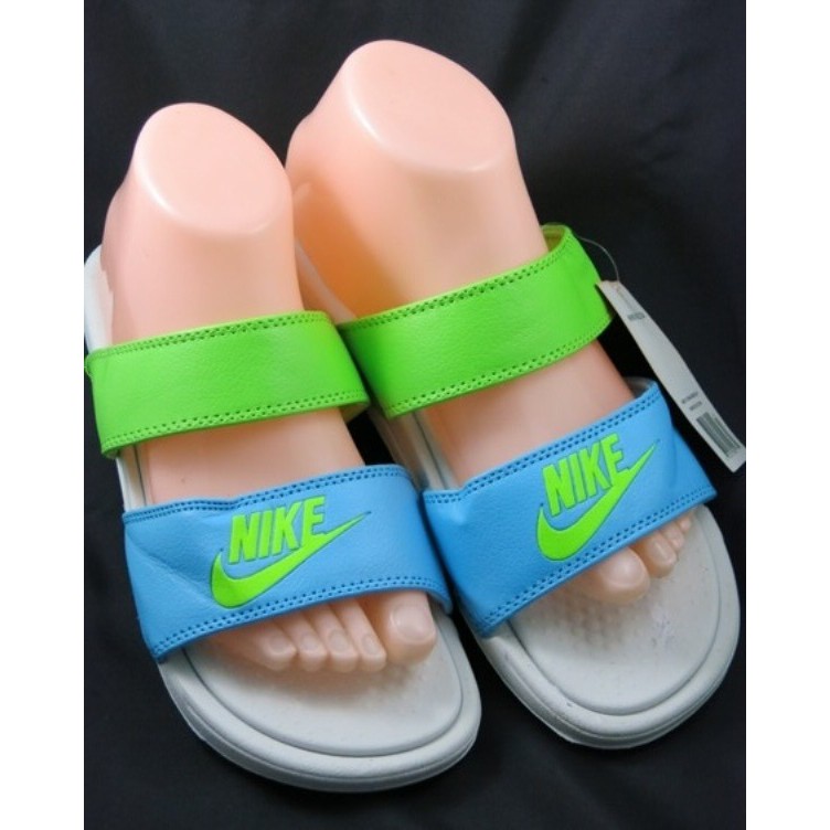 nike benassi duo ultra slide green