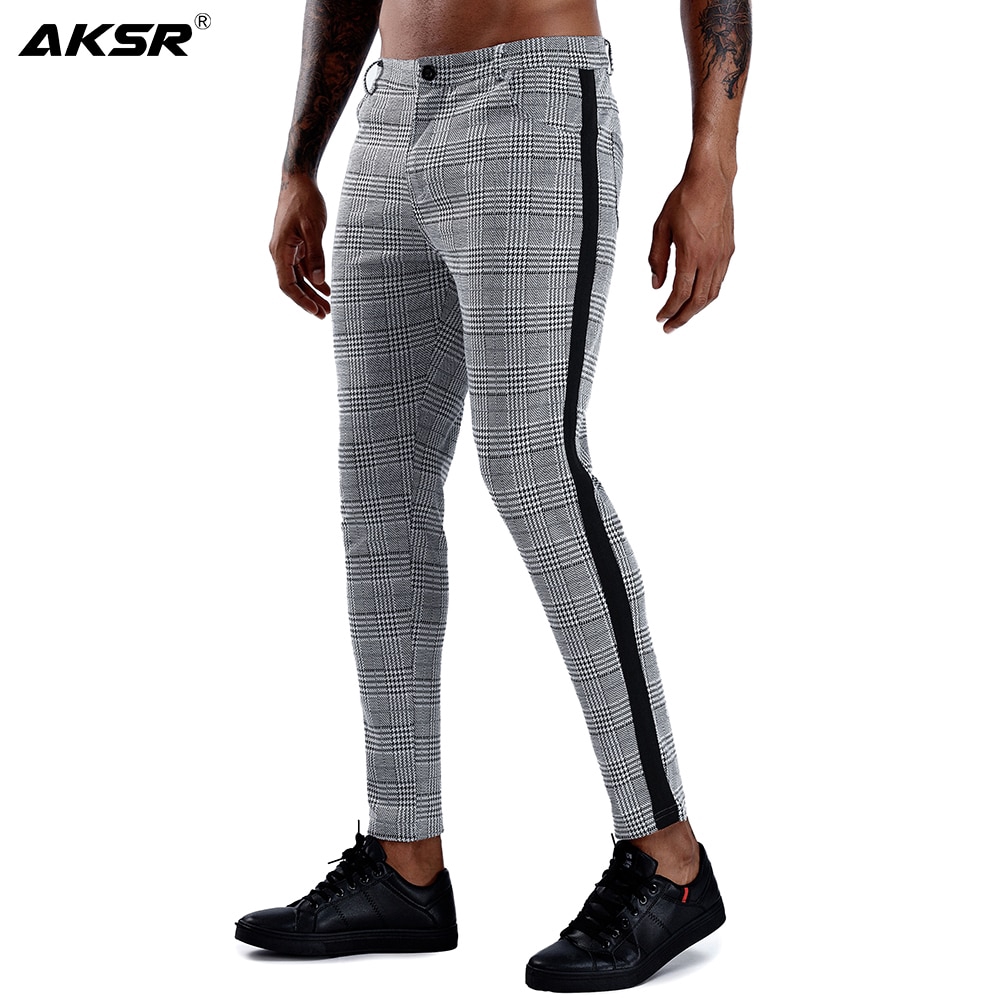 mens skinny stretch joggers