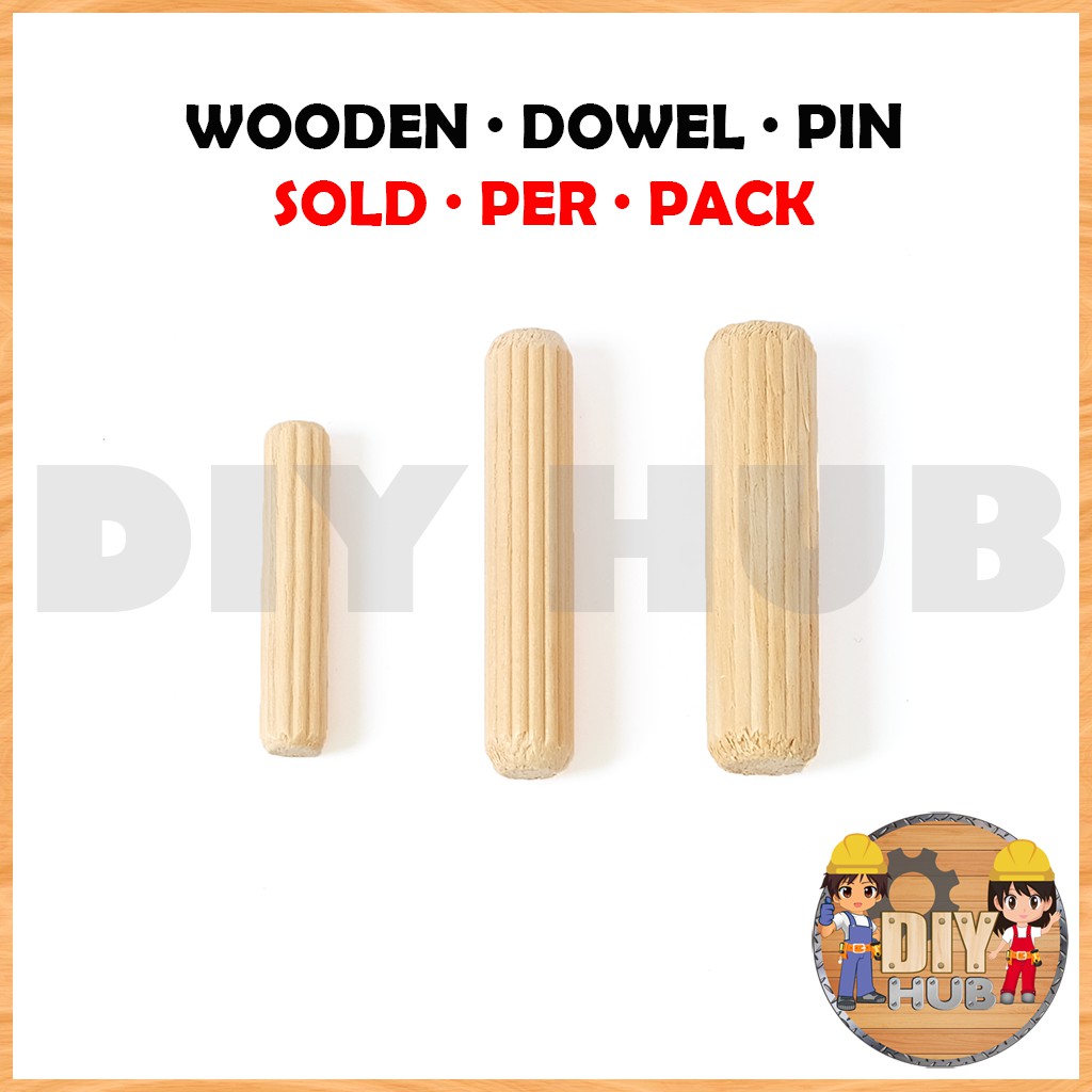 Wooden Dowel Pin Straight Fluted Shopee Philippines