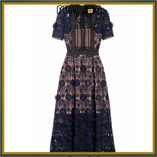 self portrait long dress