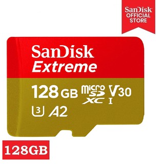 Sandisk SDSQXAA 128GB Extreme Micro SD 190MB/s C10 for Gaming