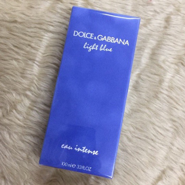 D&G Women Light blue eau intense 100ml | Shopee Philippines