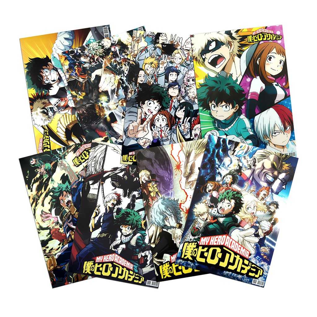 My Hero Academia Manga Collection Complete Anime - My Hero Academia Set of 8 Posters - P0211 | Shopee Philippines