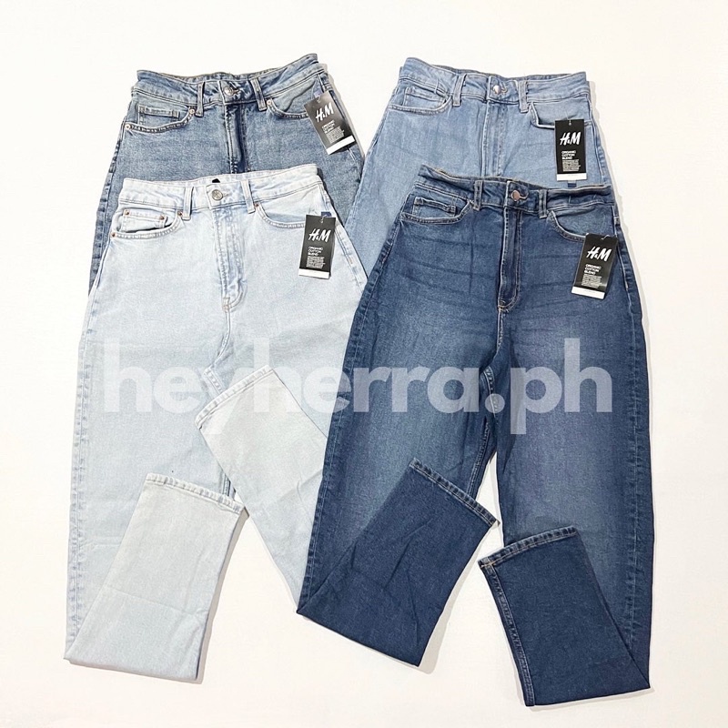 Part 1) H&M Divided Mom Jeans | Size | Shopee Philippines