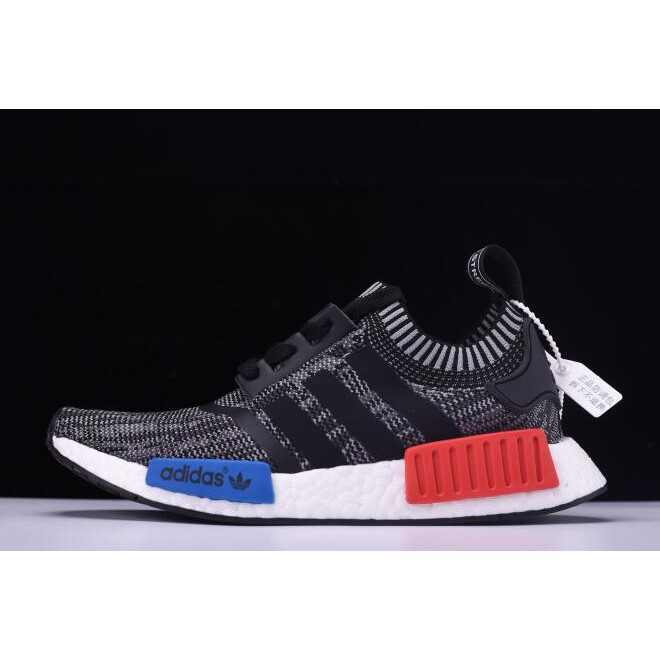 New Adidas Nmd R1 Primeknit Friends And Family Grey Red White Blue N Shopee Philippines