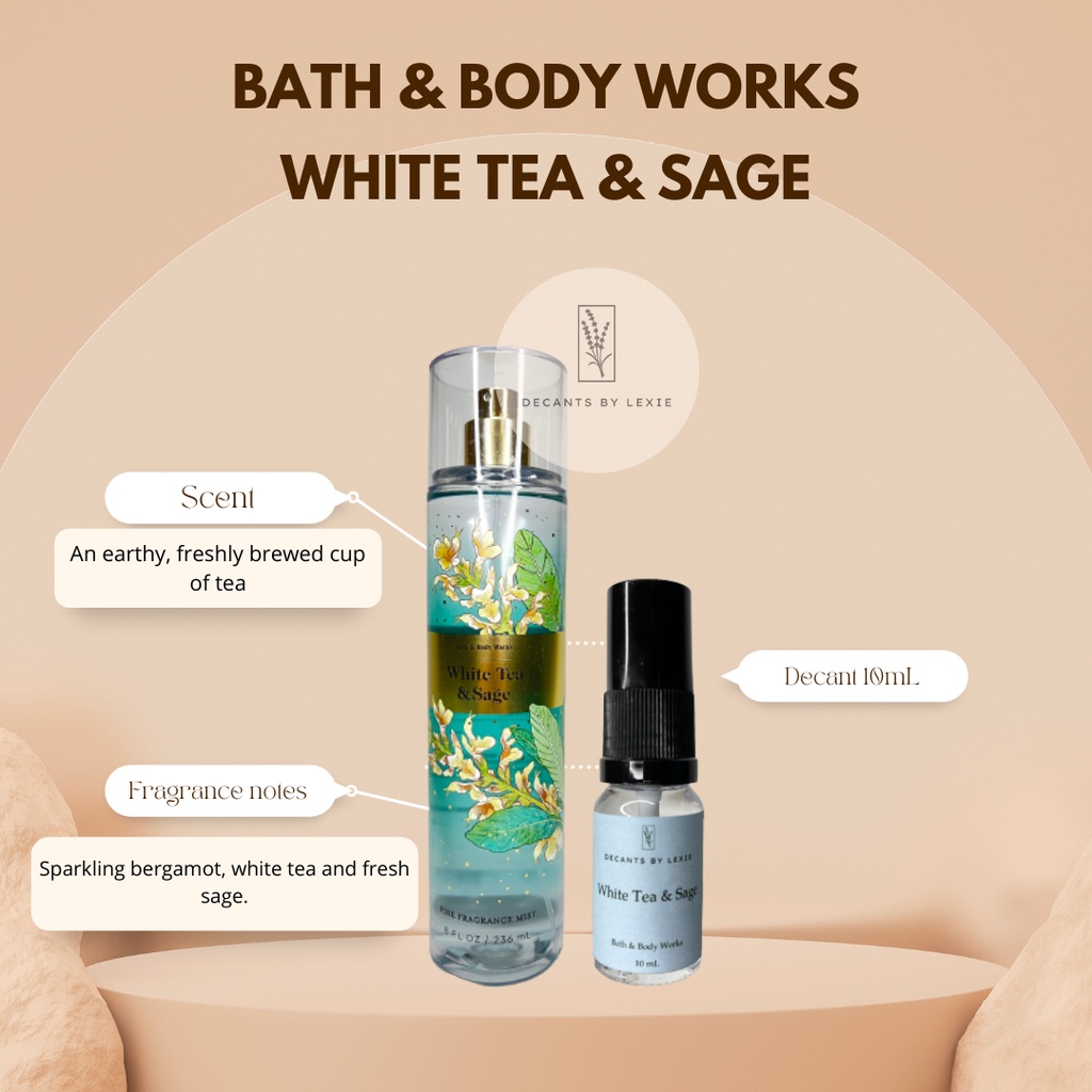 White Tea & Sage Bath & Body Works Shopee Philippines