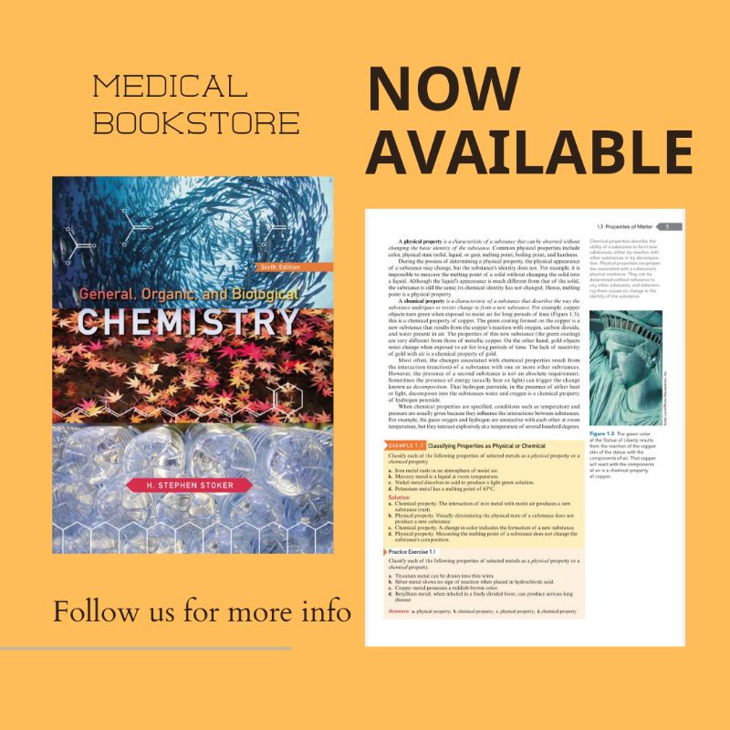 General Organic and Biological Chemistry 6th Ed Stoker Shopee Philippines