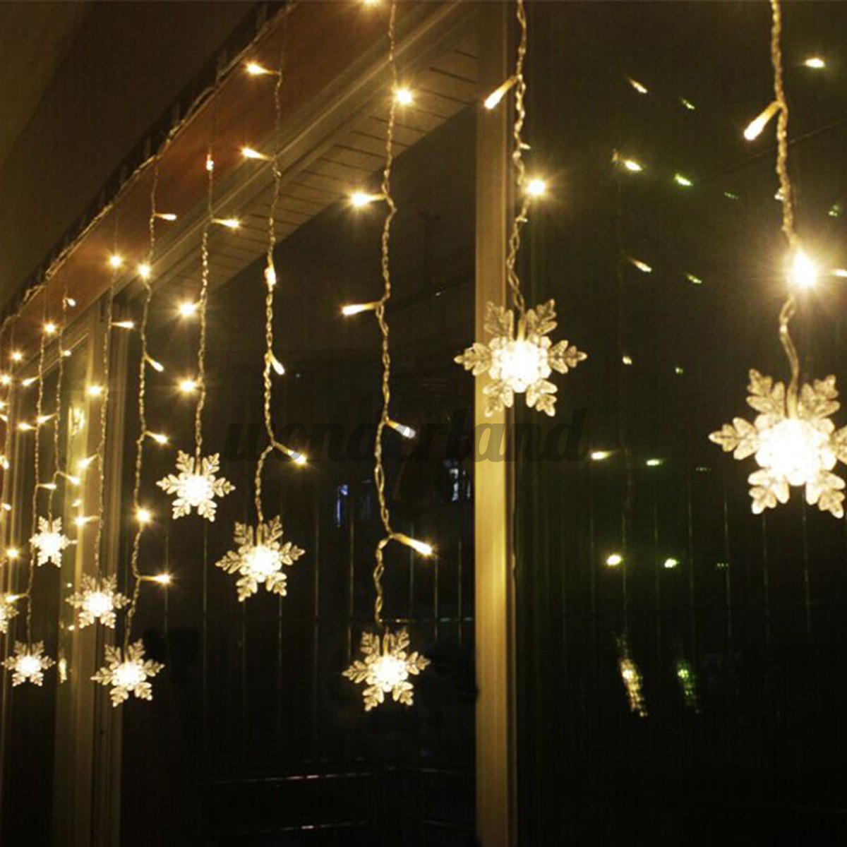 Star Fairy Light Window Curtains String Lamp Party Decor F5 LED