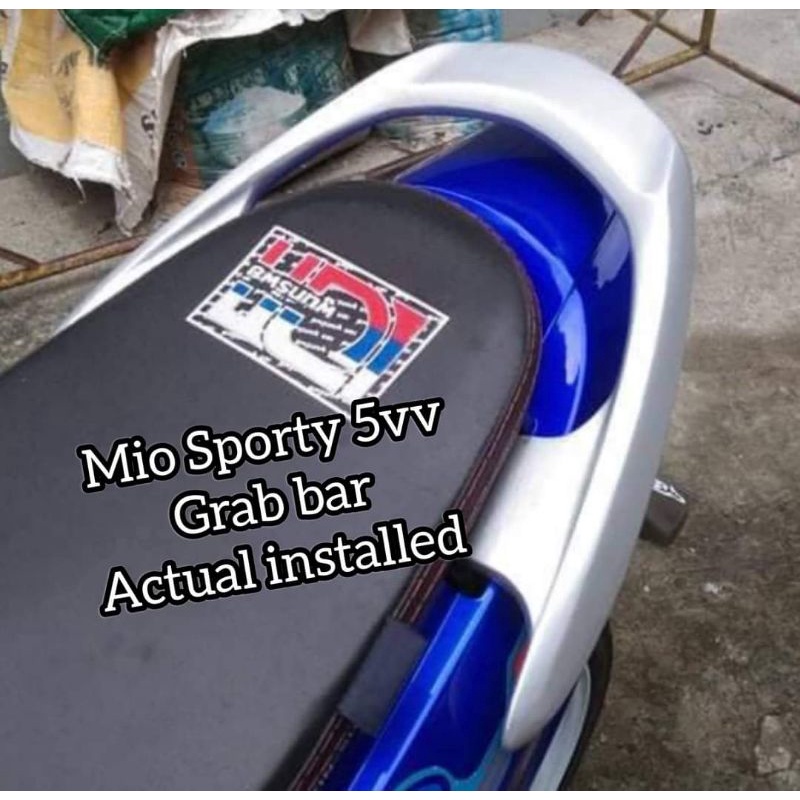 GRAB bar MiO sporty 5vv ( made of alloy ) Shopee Philippines