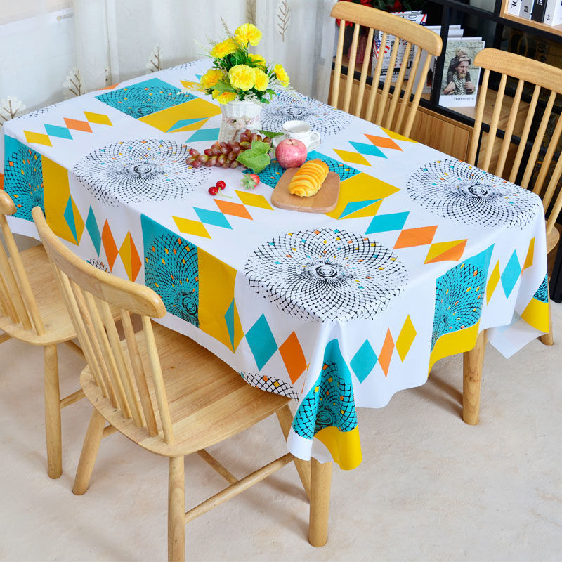 European Style PVC Tablecloth Waterproof and Scalding Disposable
