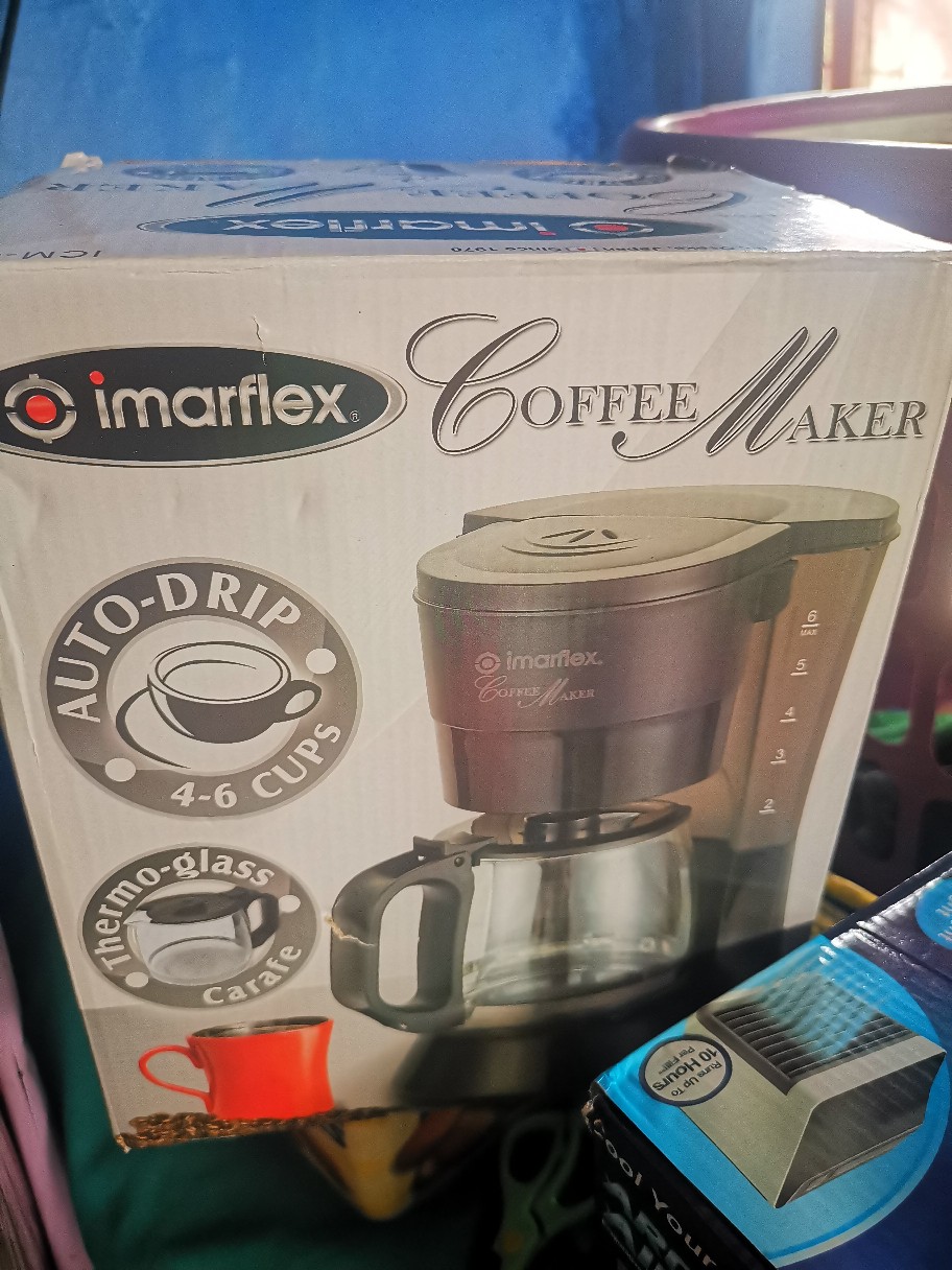Imarflex Coffee Maker ICM300 46 Cups Black Shopee Philippines