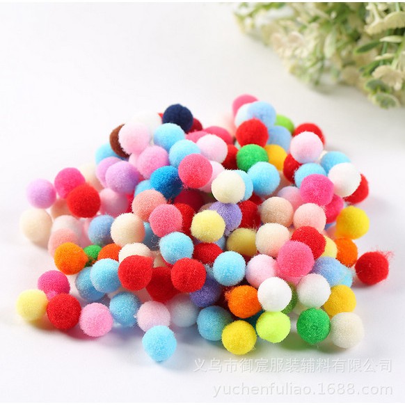 8mm-30mm Mixed Color Pompoms DIY Dolls Garment Material Fluffy Pom Poms Ball For Kids Accessories 20g | Shopee Philippines
