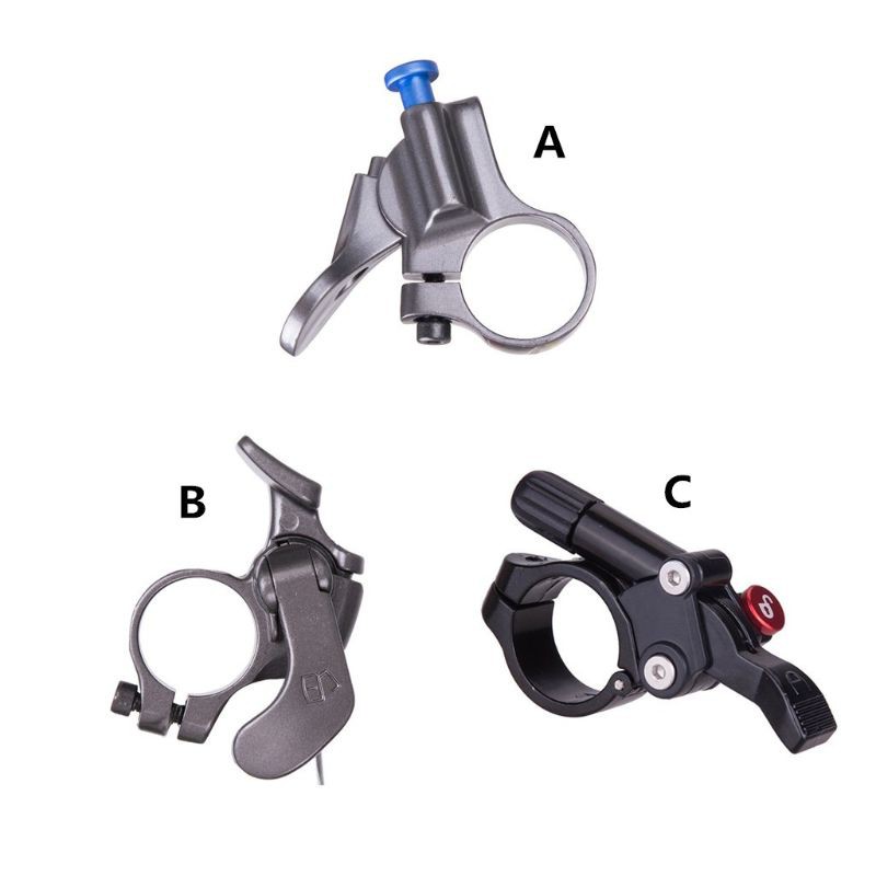MTB Fork Remote Lockout Lever Wire Control Rear Shock Remoter with