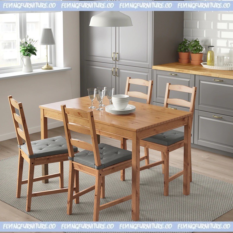 IKEA JOKKMOKK Table With 4 chairs 118x74cm Dining Table / Set Meja