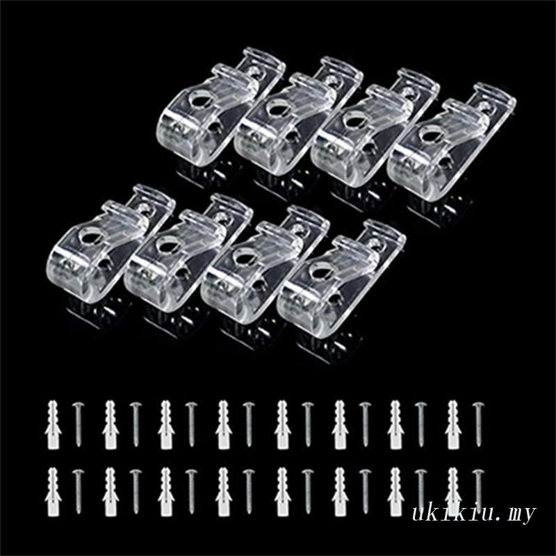 UKI 8 Pcs Clear Roller Blind Hook Safety Chain Retainer Blind Chain