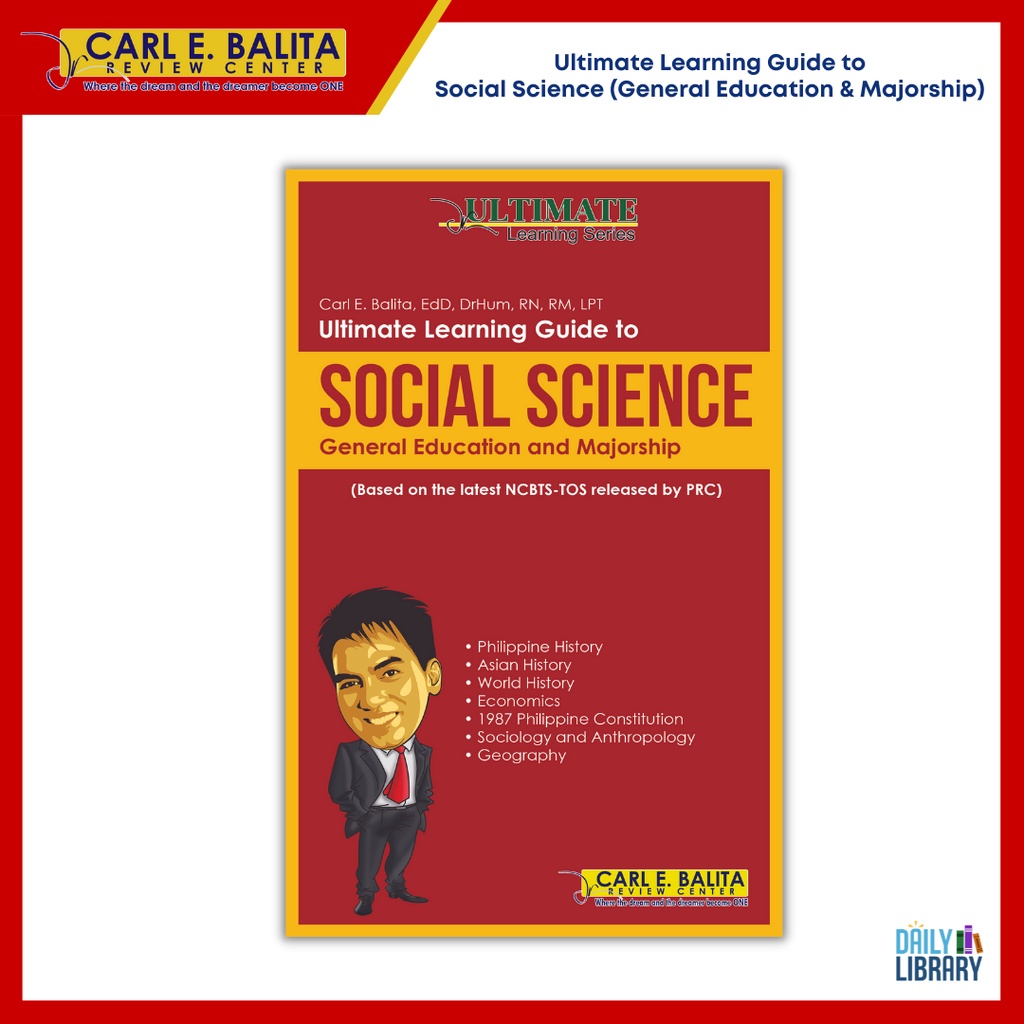 CBRC LET Social Science (General Education & Majorship) Shopee