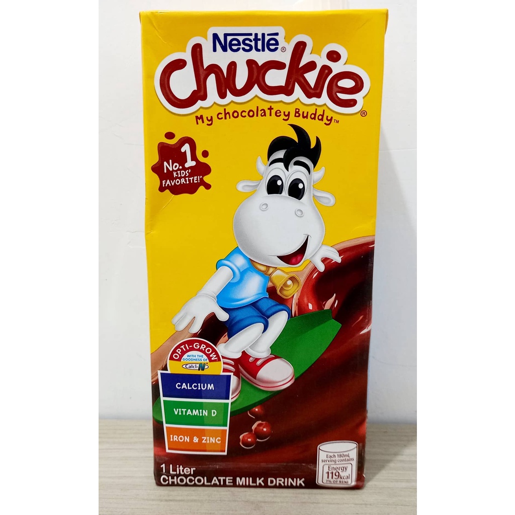 Chuckie Chocolate Drink 1 Liter4 pcs Shopee Philippines