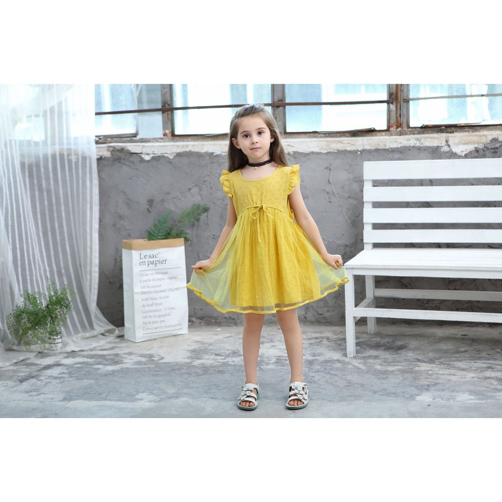 yellow dress for 3 year old