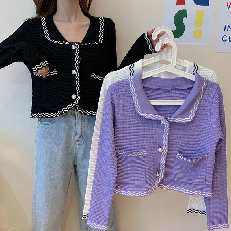 lettuce button cardigan