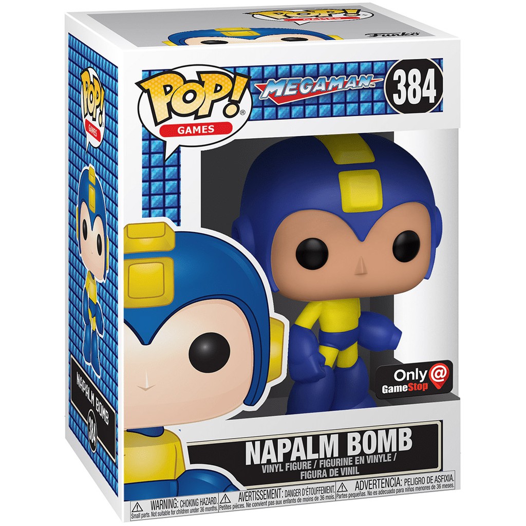 Funko Pop Games Gamestop Excl Mega Man Napalm Bomb Shopee Philippines