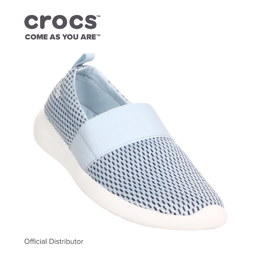 crocs mesh slip on shoe