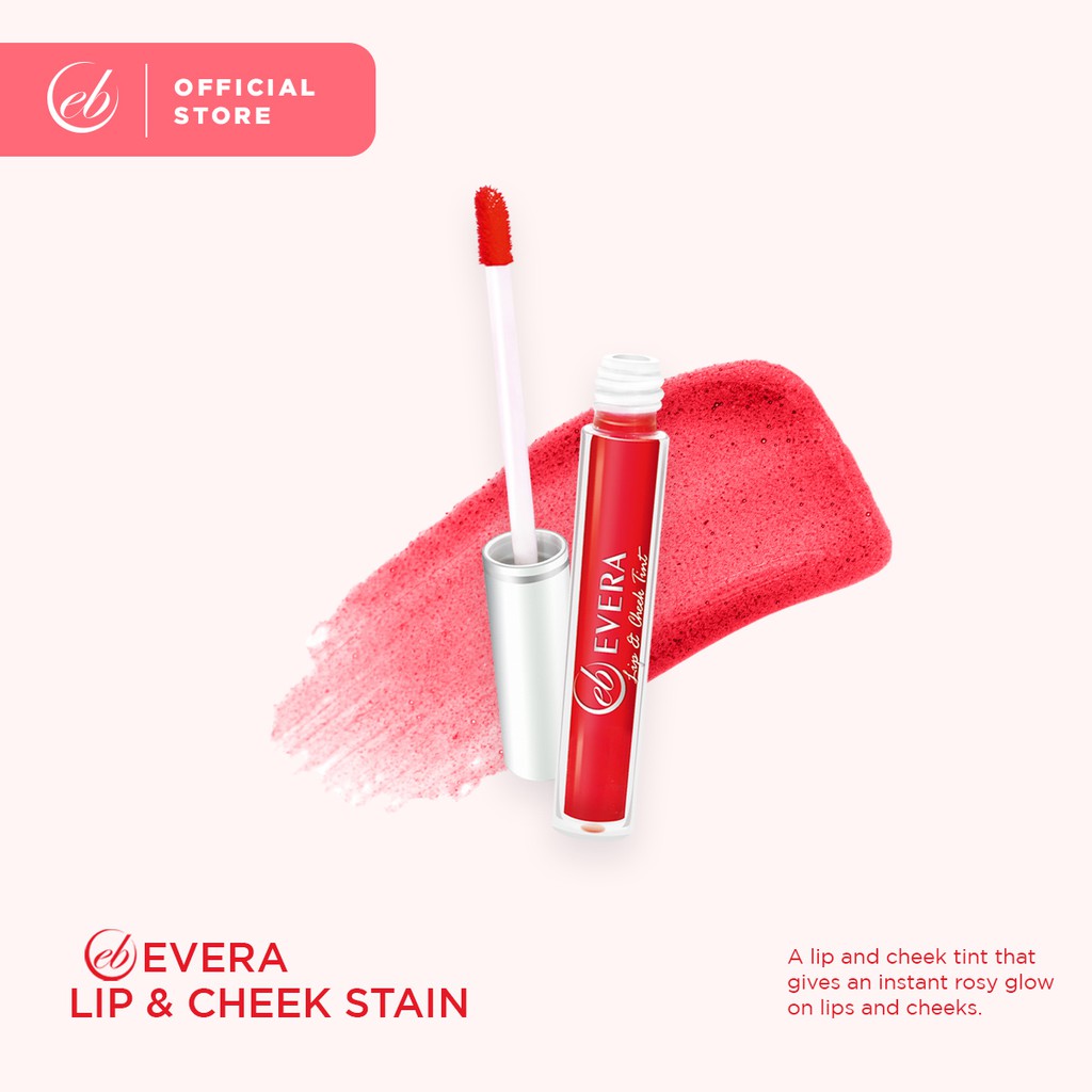 Ever Bilena Evera Lip & Cheek Tint [Lip tint, Cheek Tint, Multi use