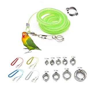 Birds Flying Rope with training ring set 3/5/10M Parrot pigeon Flying Rope Pet Leash Kits Training Rope (1 Pc)