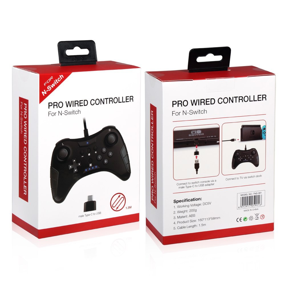 connecting wired controller to switch