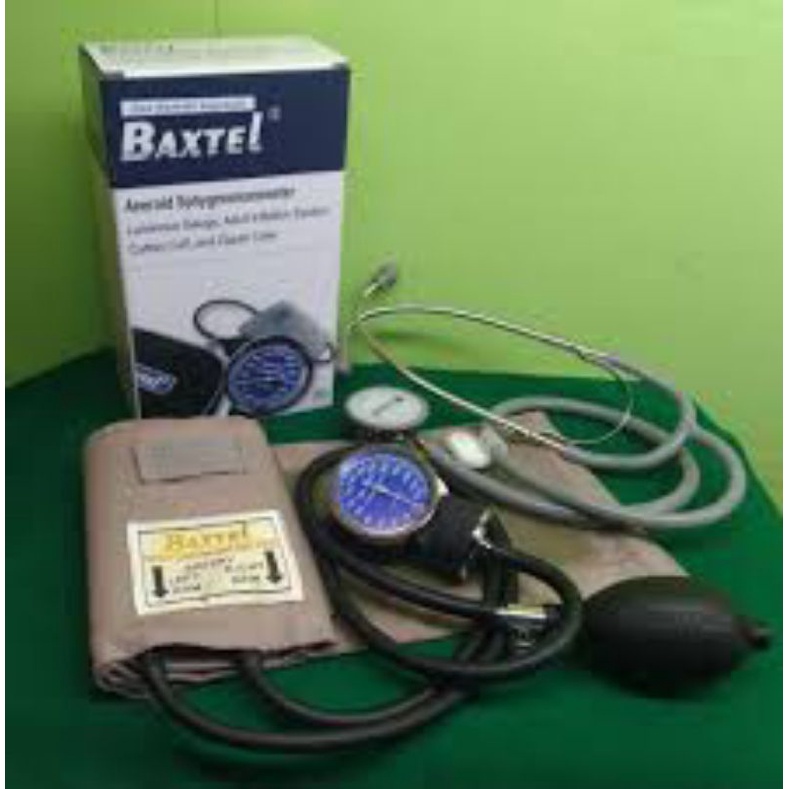 Baxtel Aneroid Sphygmomanometer with Stethoscope (Sold per set