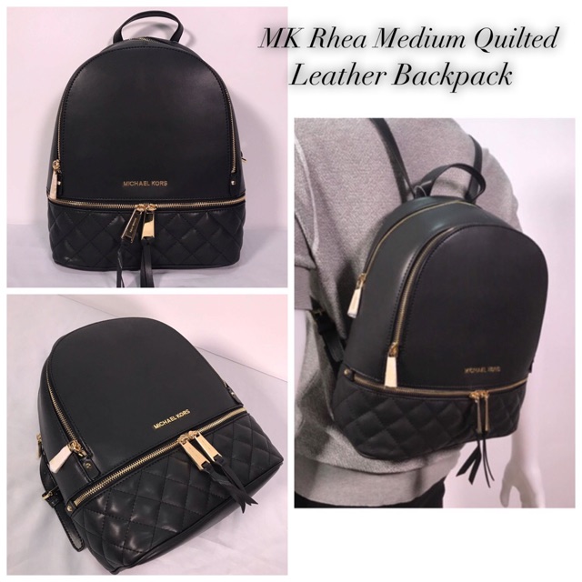 mk leather backpack