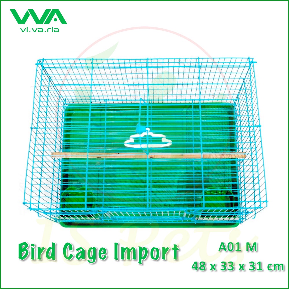 Bird Cage Import M A01 Lovebird Cockatiel Parakeet Falk Conure #2