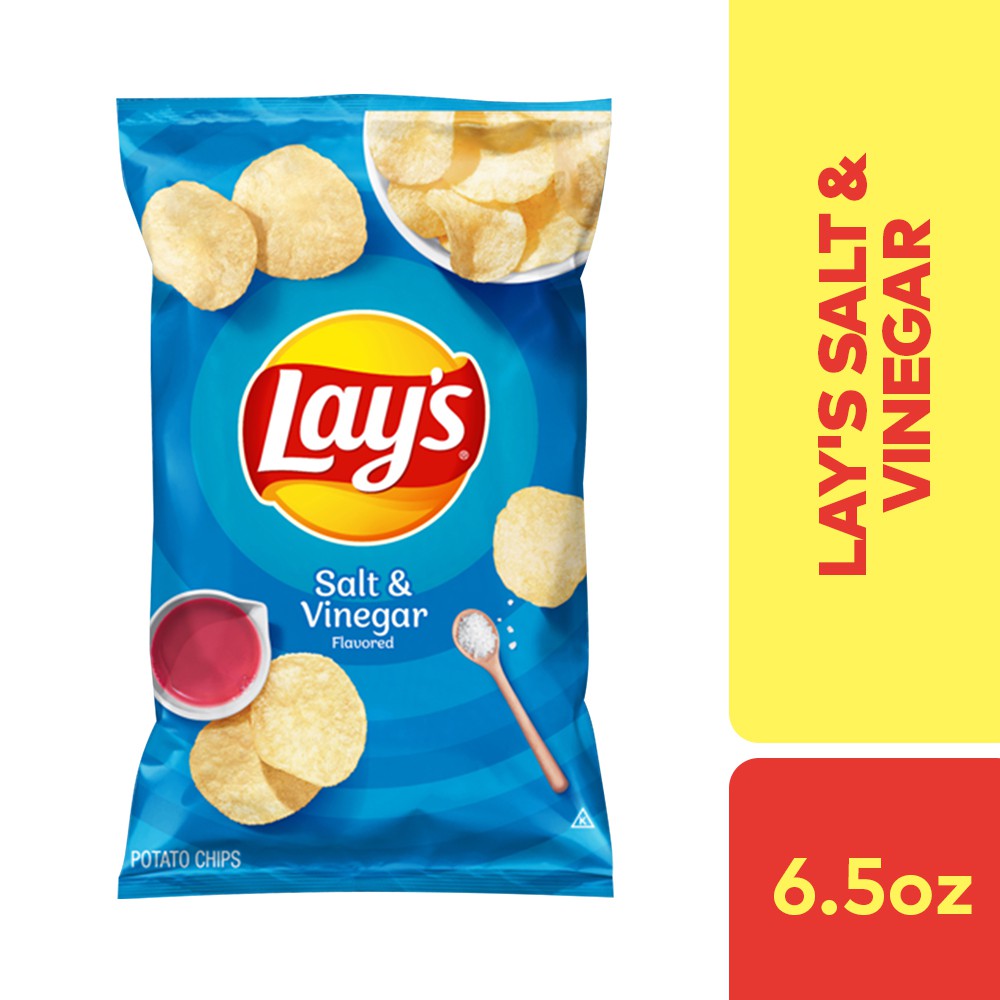 Lay's Salt & Vinegar Potato Chips 6.5oz Shopee Philippines