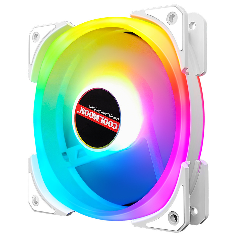CoolMoon Shuangjiao II Generation RGB PC fan 120mm Computer cooling