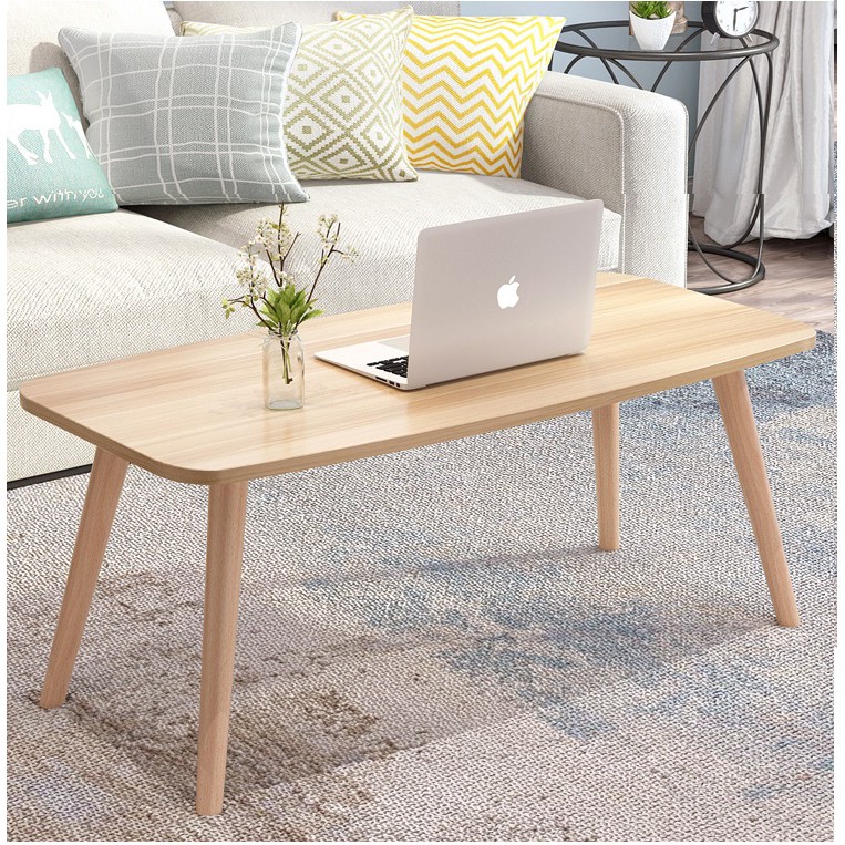 Manzan Nordic Coffee table Single Layer Style - White ...