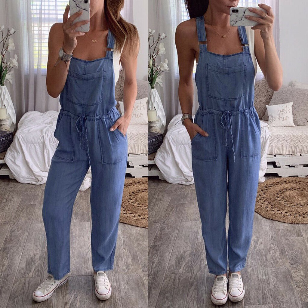 jean one piece shorts jumpsuit
