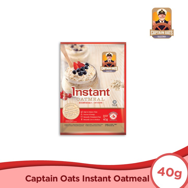 Captain Oats Instant Oatmeal 40g Shopee Philippines