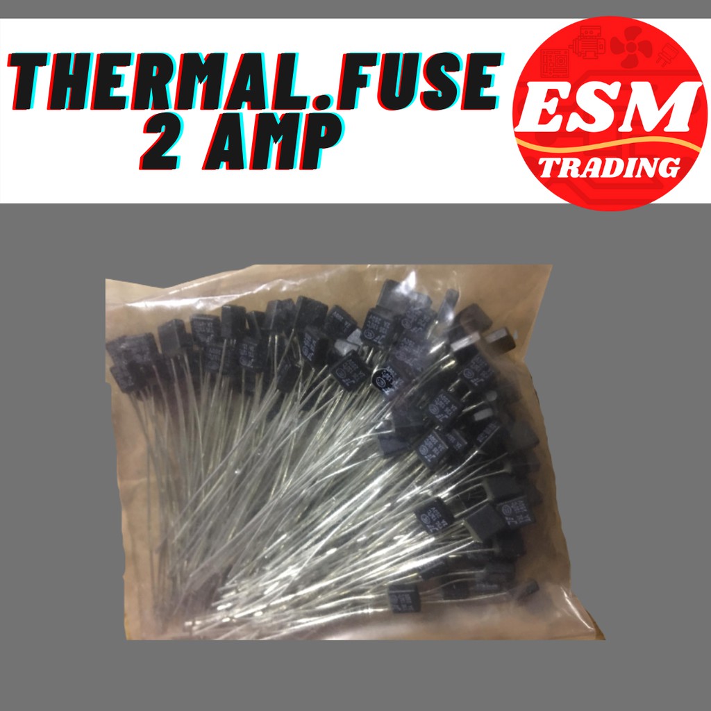 THERMAL FUSE 2A FOR ELECTRIC FAN (5pcs) Shopee Philippines