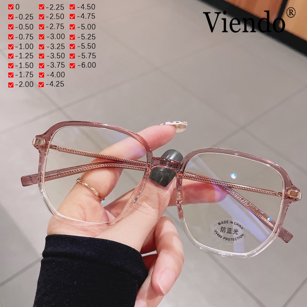 Photochromic Anti Radiation Eye Graded Glasses For Women Men Anti Blue ...