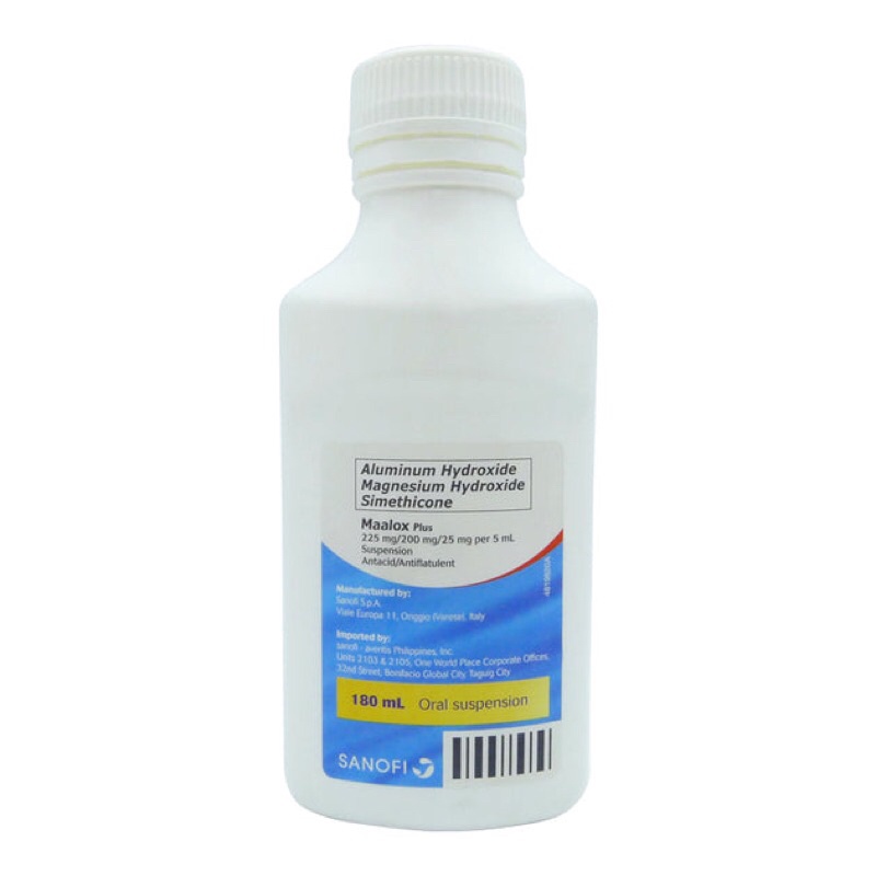 MAALOX PLUS 250ml Suspension 100 Original Shopee Philippines