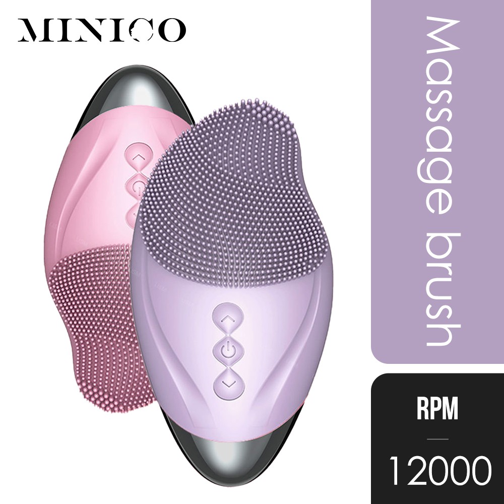 【2022 UPGRADE】Electric Facial Cleanser Deep Cleaning face Silicone Brush Sonic Facial Cleanser Heated Massager