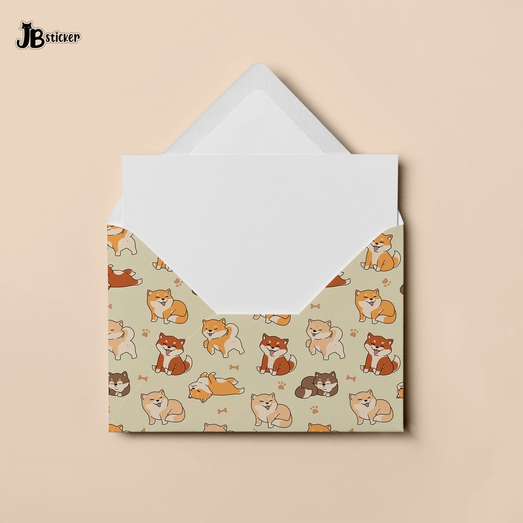 Shiba Inu Dog Mini Envelopes 3x4.5", Toploader Envelope, Card Envelope