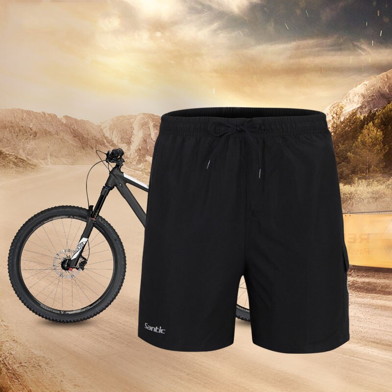 Santic Men Cycling Short MTB Baggys Road Baggy Shorts with Cool 3D