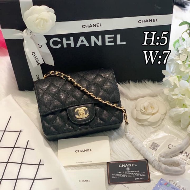 chanel mini sling bag