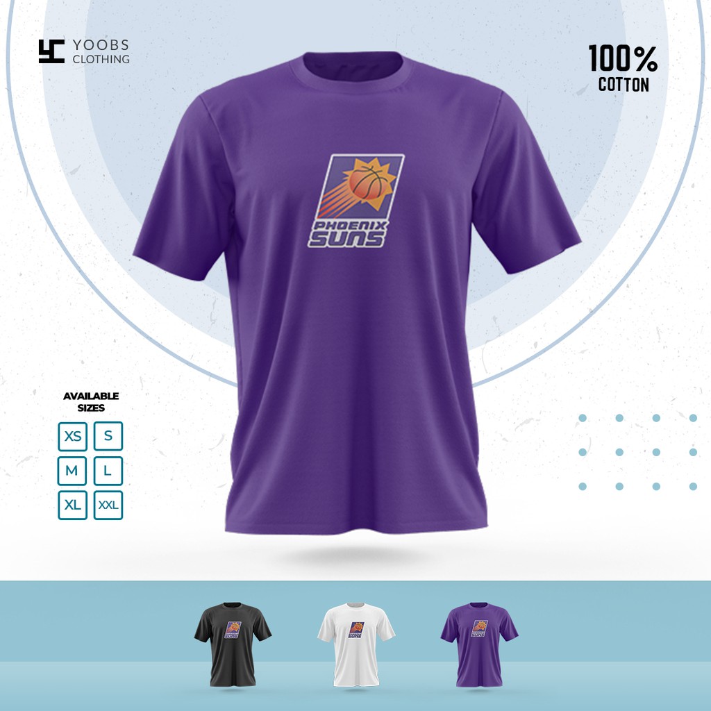 Nba Phoenix Suns T Shirt Creative Design Unisex T Shirt Tees Tee 100 Cotton Good Quality Nba26 Shopee Philippines
