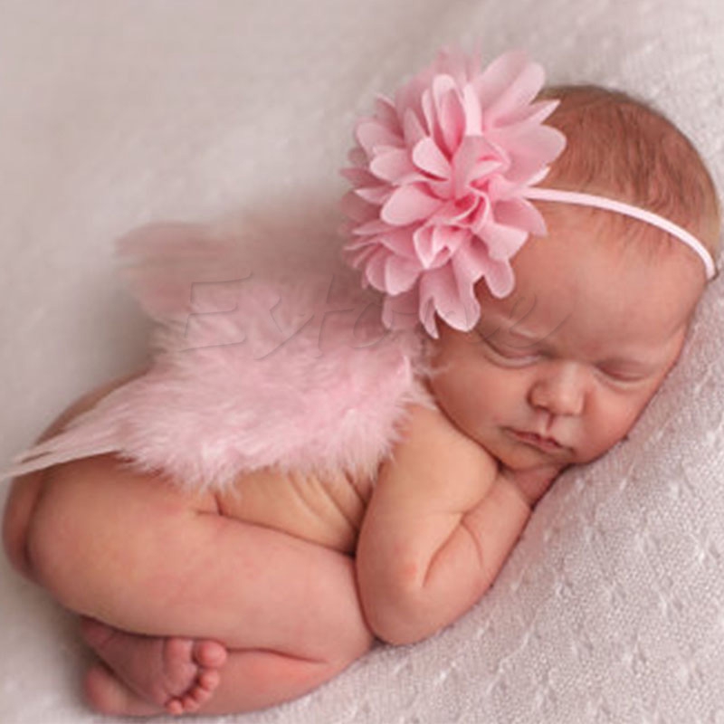OMG*Sweet Newborn Baby Girls Wings&Headband Costume Birthday Party Photo  Prop Outfit | Shopee Philippines